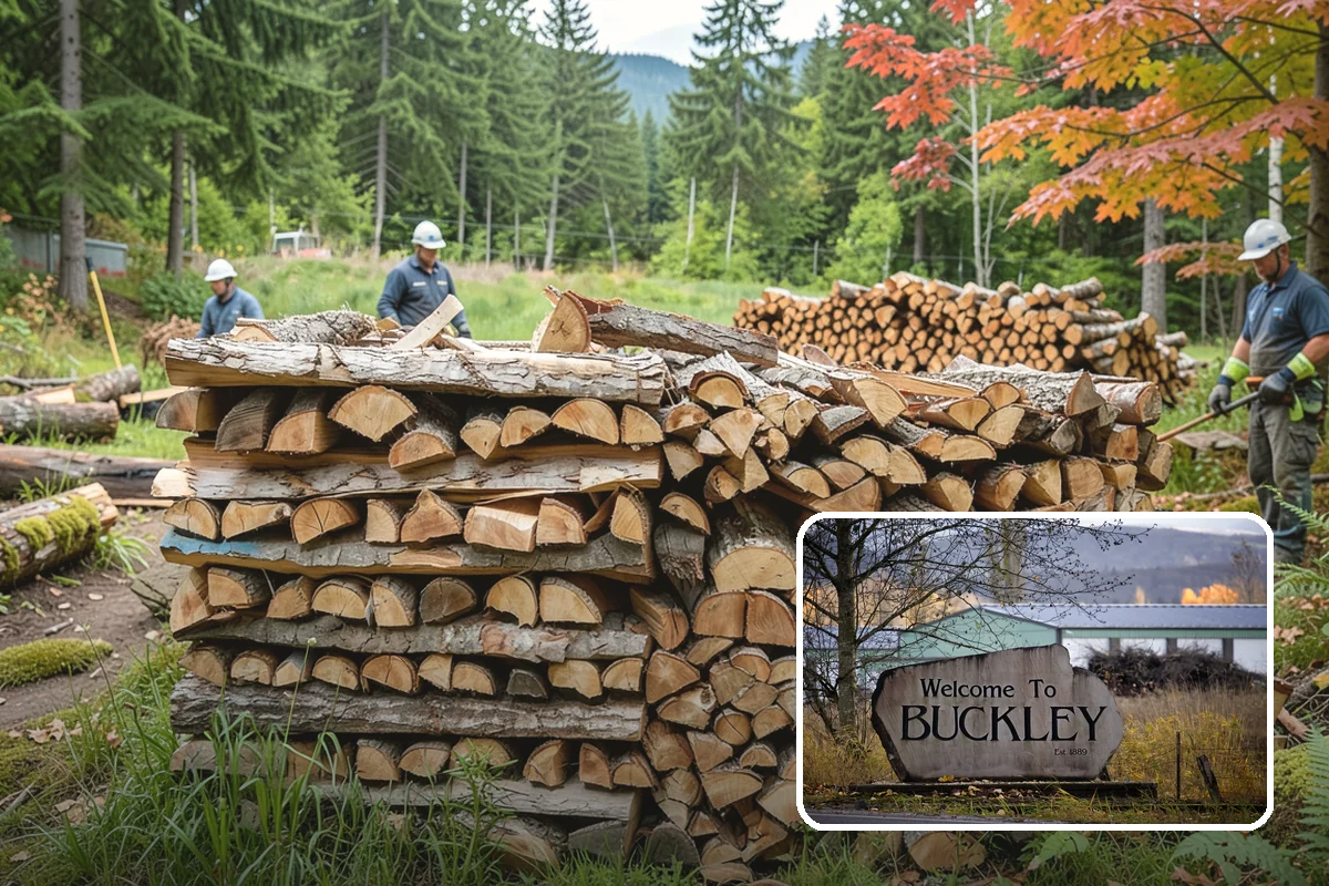 Restaurant Firewood in Buckley, Pierce County, WA - Reliable volume that keeps the kitchen never short