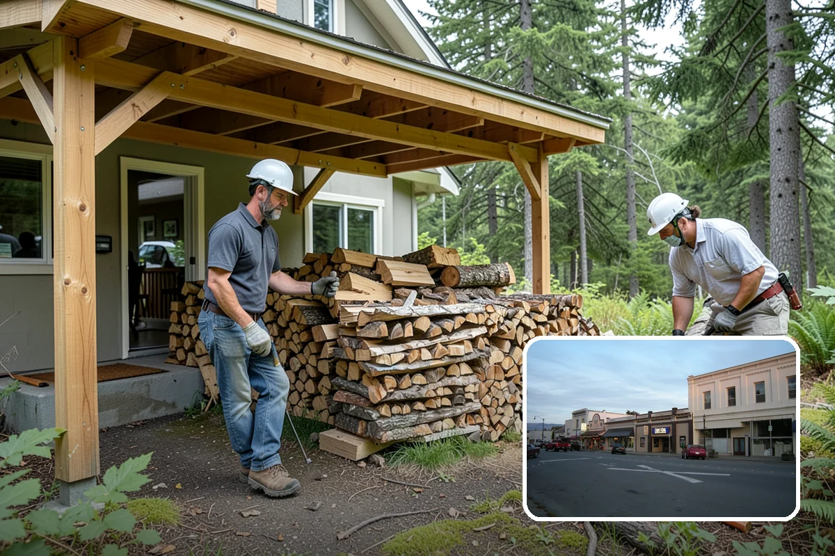 Restaurant Firewood in Burlington, Skagit County, WA - Reliable volume that keeps the kitchen never short