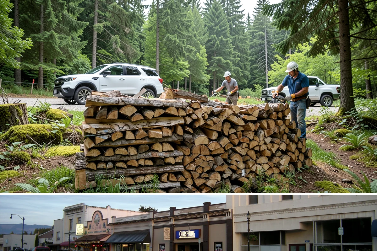 Restaurant Firewood in Burlington, Skagit County, WA - Lock in a standing supply before the busy fall and winter dining season ramps up.