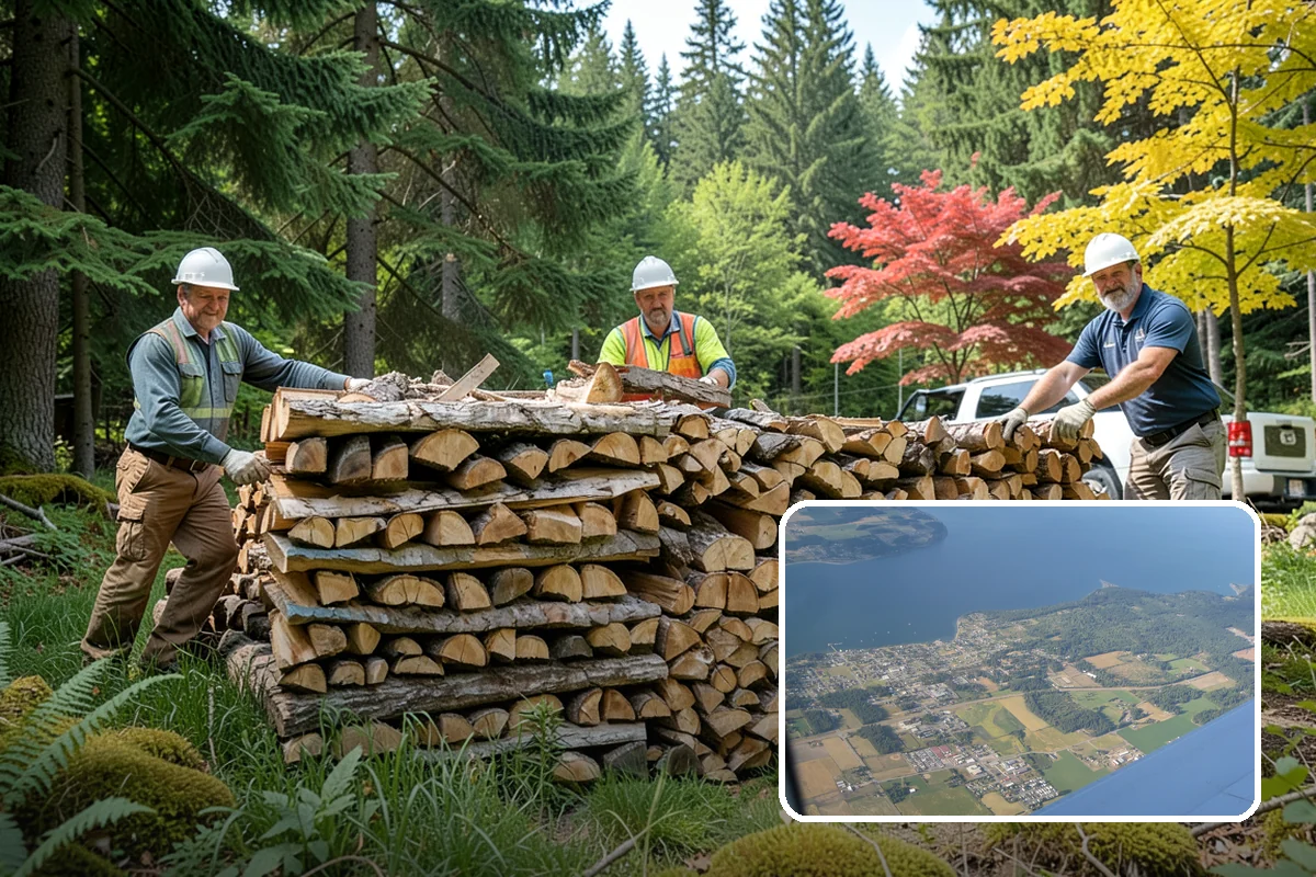 Restaurant Firewood in Coupeville, Island County, WA - Reliable volume that keeps the kitchen never short