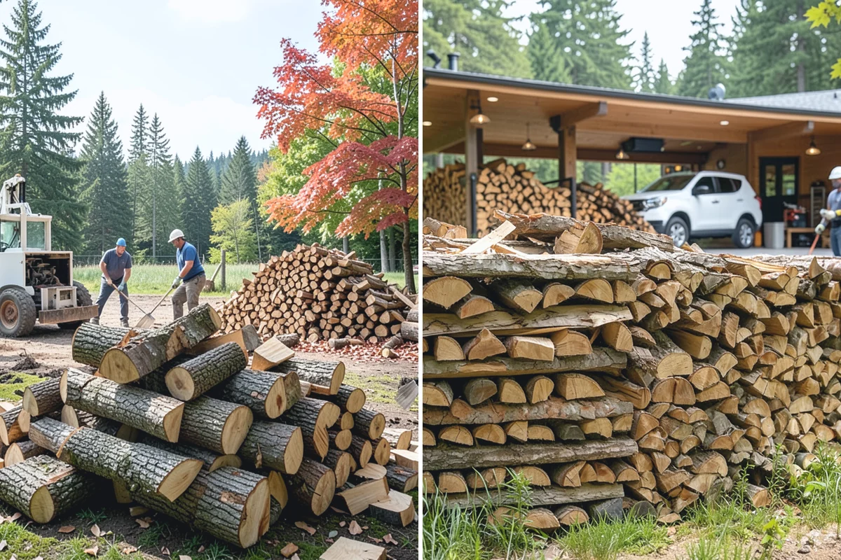 Restaurant Firewood in Coupeville, Island County, WA - Assess your kitchen's wood volume and burn rate