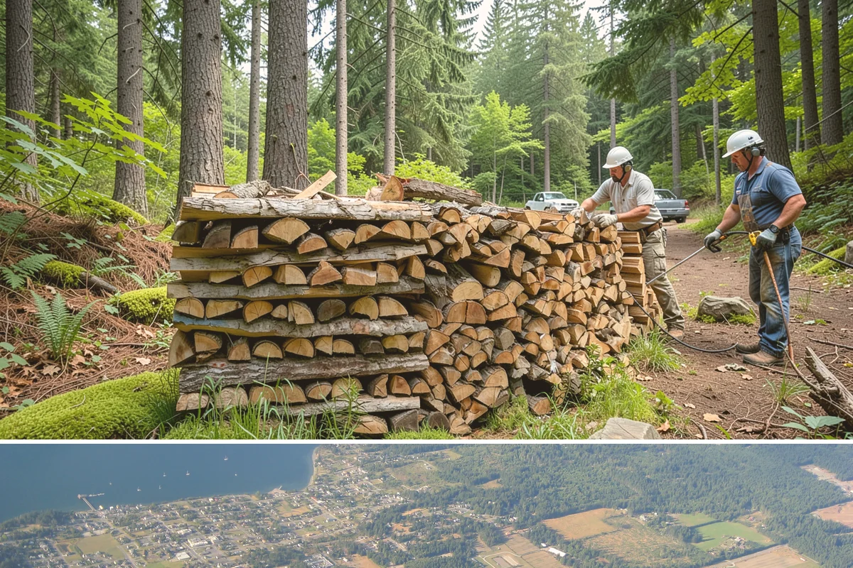 Restaurant Firewood in Coupeville, Island County, WA - Lock in a standing supply before the busy fall and winter dining season ramps up.