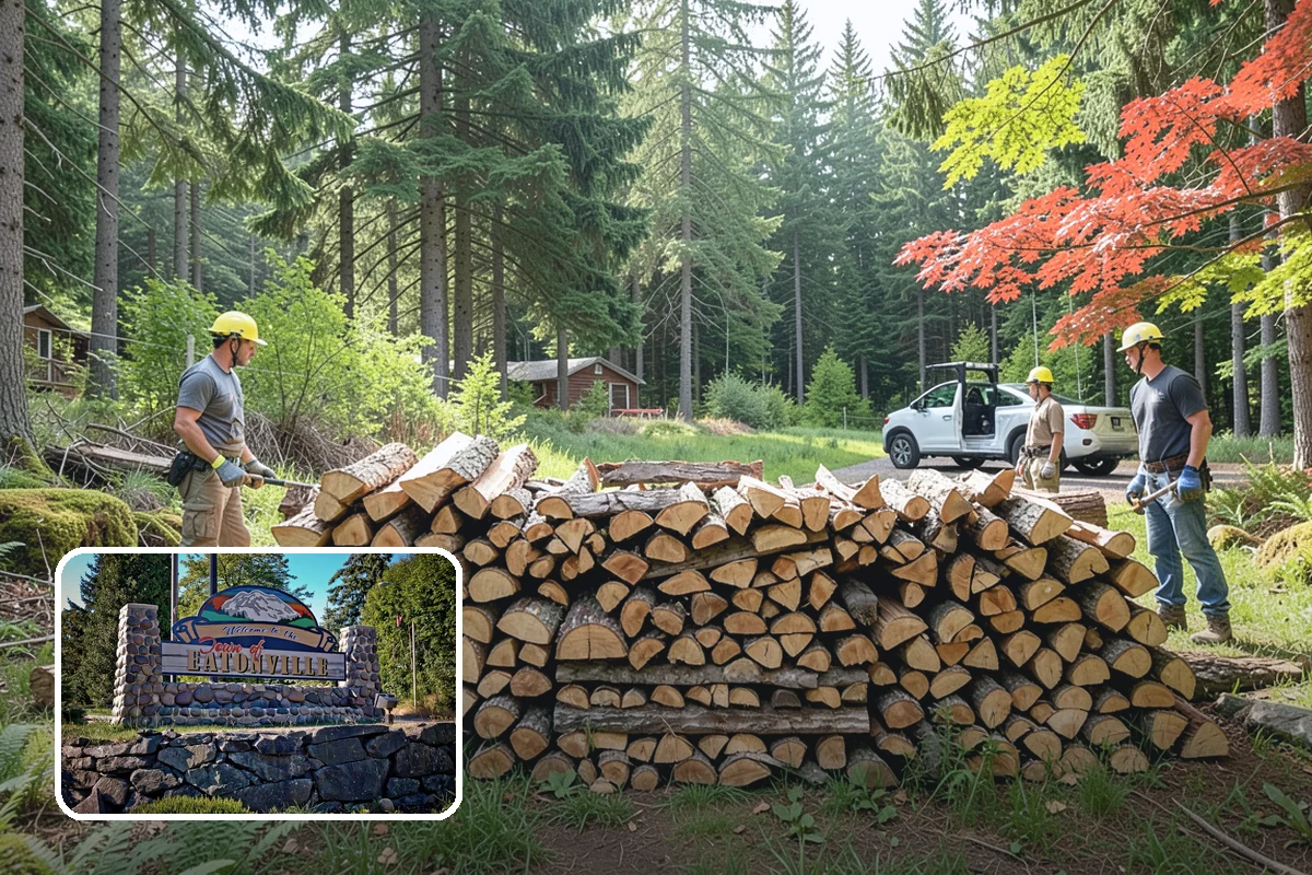 Restaurant Firewood in Eatonville, Pierce County, WA - Reliable volume that keeps the kitchen never short