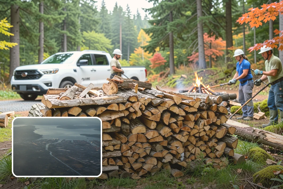 Restaurant Firewood in Fife, Pierce County, WA - Reliable volume that keeps the kitchen never short