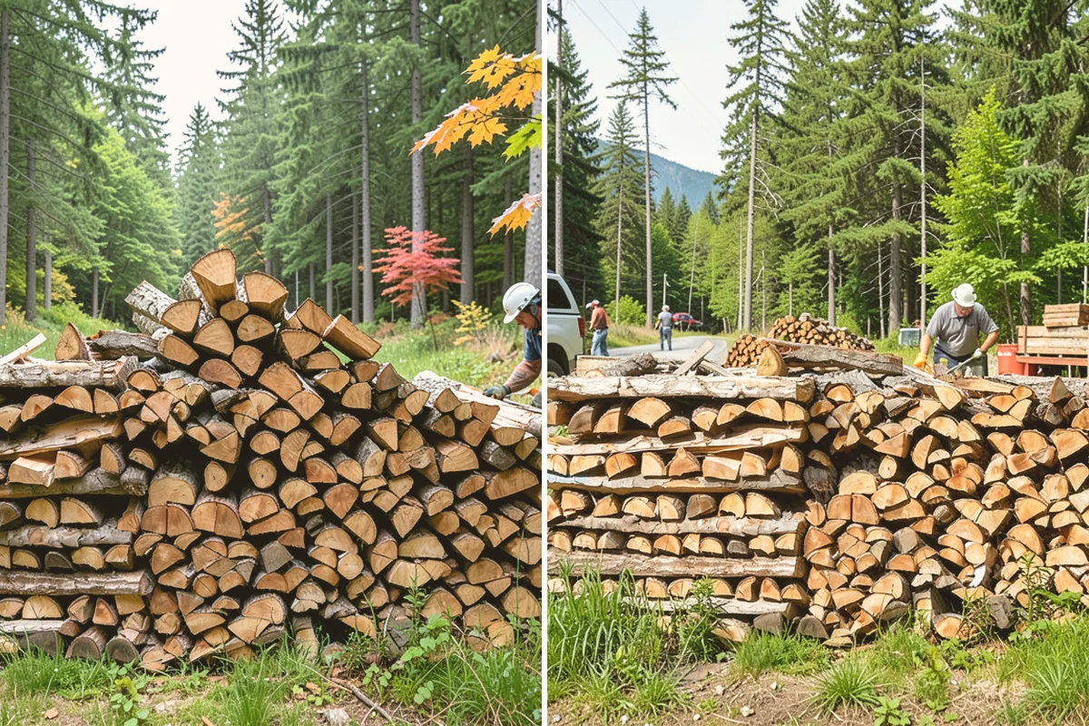 Restaurant Firewood in Fife, Pierce County, WA - Assess your kitchen's wood volume and burn rate