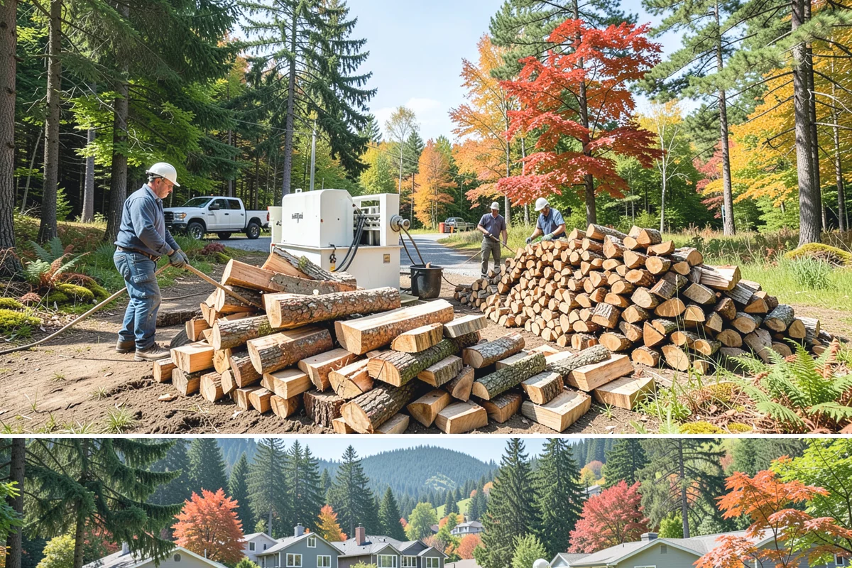 Restaurant Firewood in Fircrest, Pierce County, WA - Lock in a standing supply before the busy fall and winter dining season ramps up.