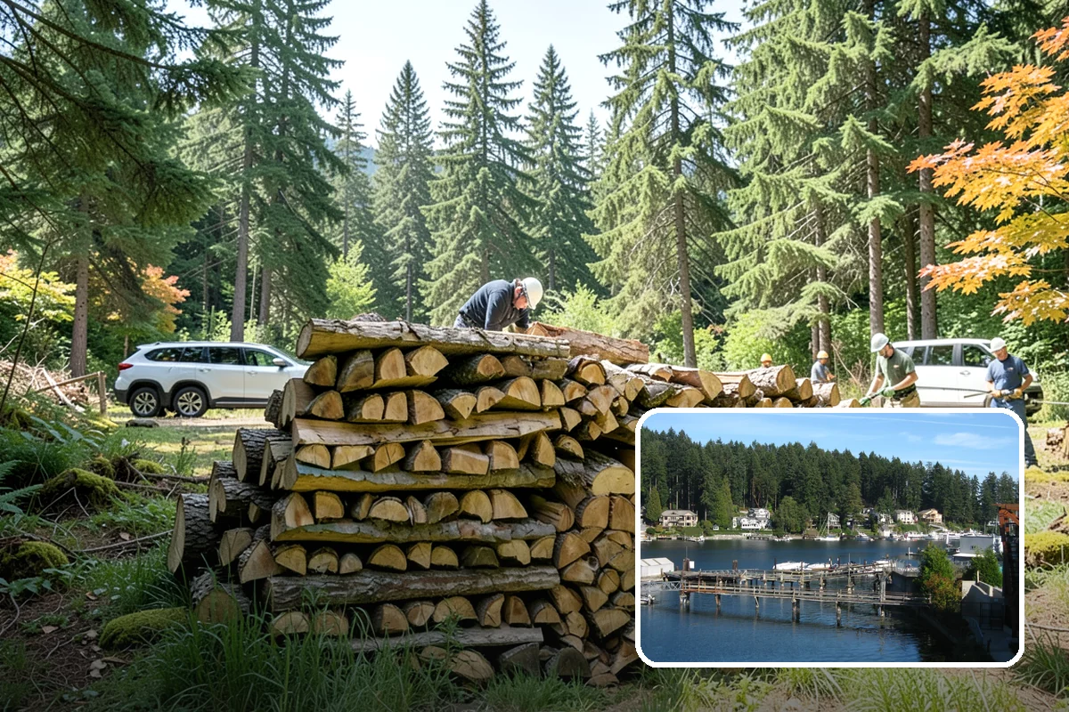 Restaurant Firewood in Gig Harbor, Pierce County, WA - Reliable volume that keeps the kitchen never short