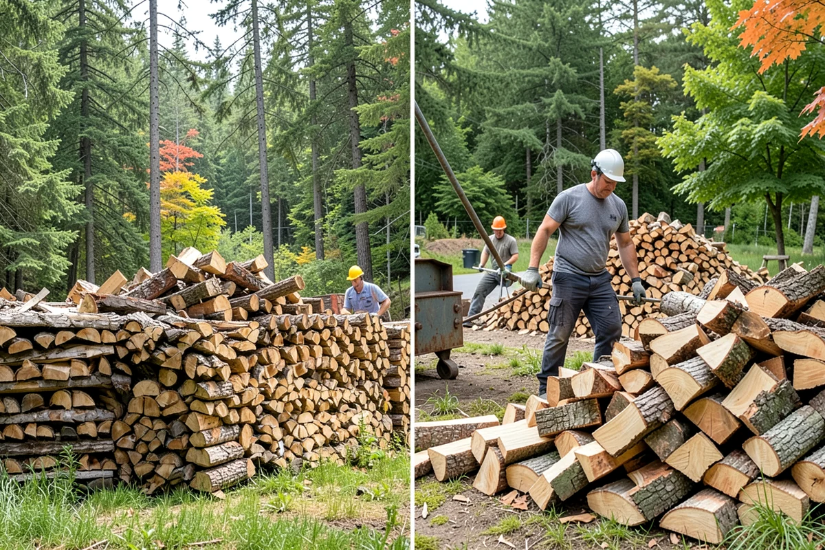 Restaurant Firewood in Gig Harbor, Pierce County, WA - Assess your kitchen's wood volume and burn rate