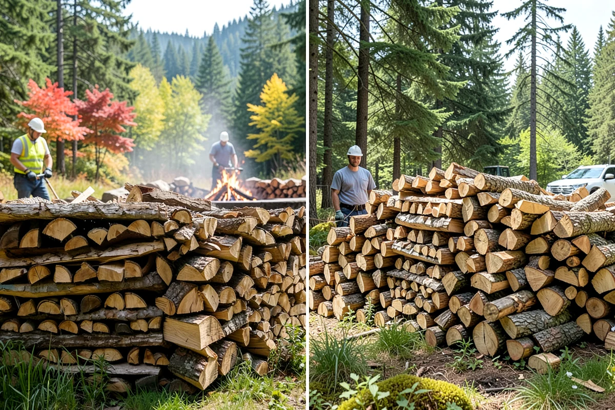 Restaurant Firewood in Hunts Point, King County, WA - Assess your kitchen's wood volume and burn rate
