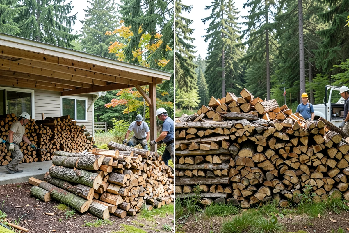 Restaurant Firewood in Lakewood, Pierce County, WA - Assess your kitchen's wood volume and burn rate