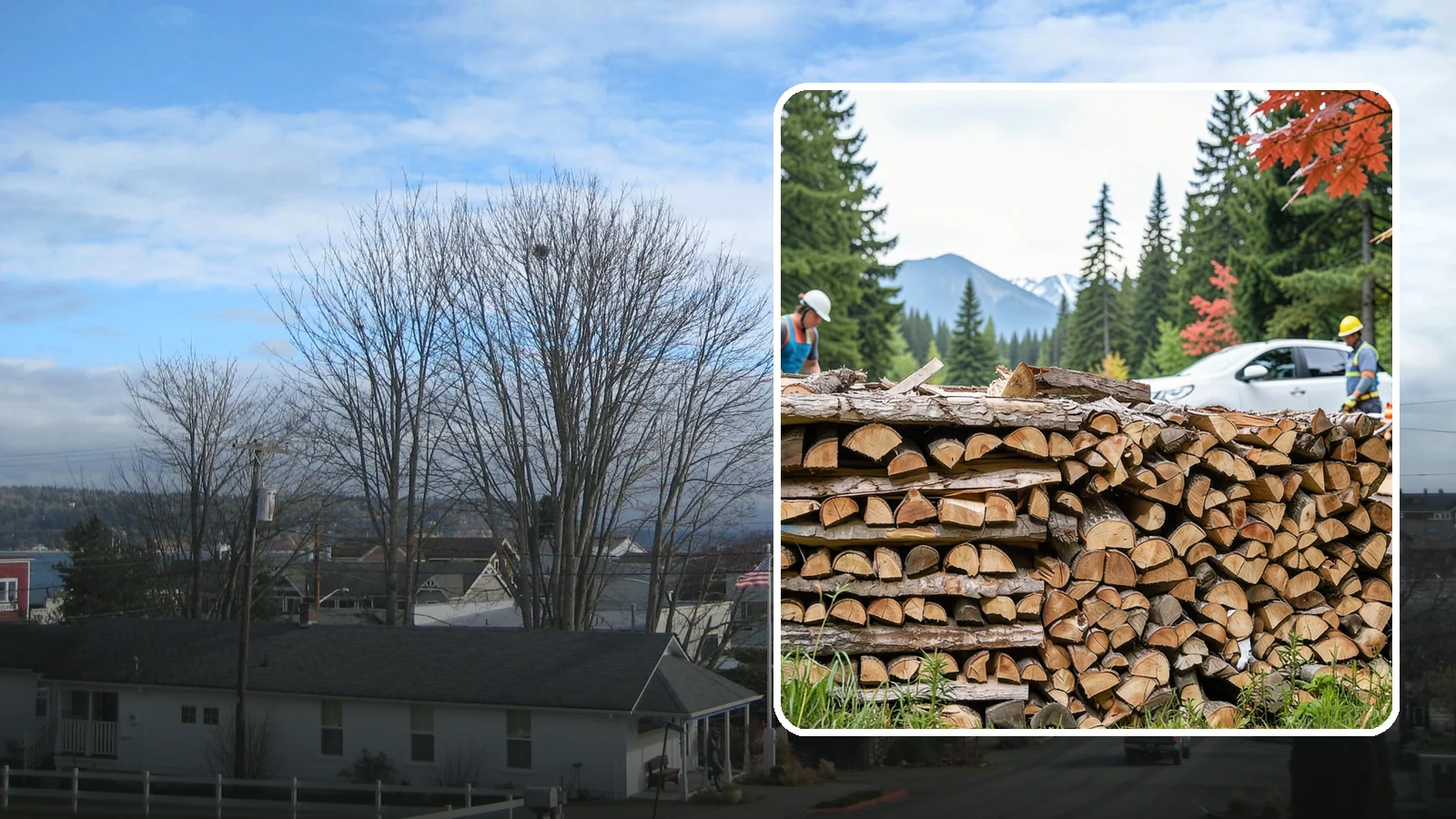 Restaurant Firewood in Langley, Island County, WA - We supply restaurants across the Pacific Northwest with steady, seasoned firewood that keeps wood-fired kitchens running.