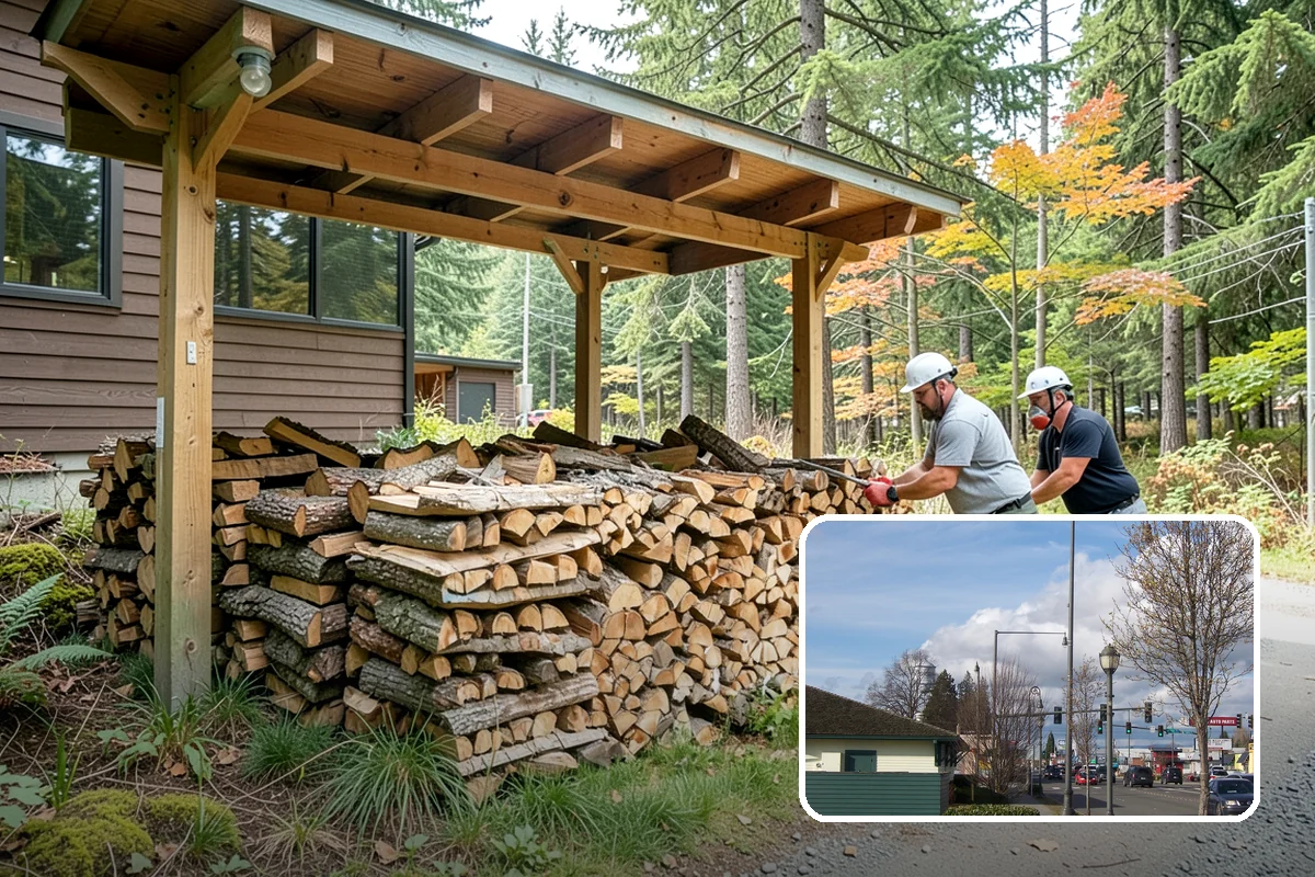 Restaurant Firewood in Marysville, Snohomish County, WA - Reliable volume that keeps the kitchen never short