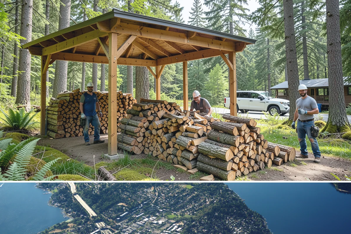 Restaurant Firewood in Mercer Island, King County, WA - Lock in a standing supply before the busy fall and winter dining season ramps up.