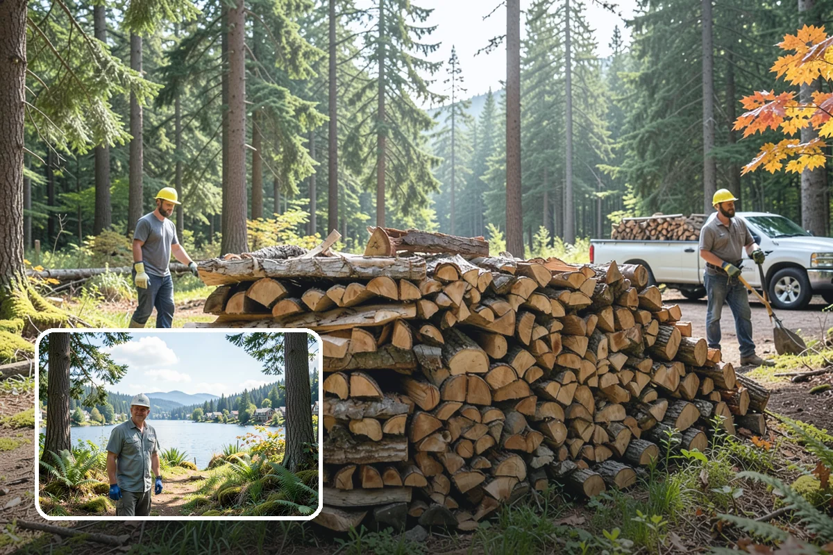 Restaurant Firewood in Milton, King County, WA - Reliable volume that keeps the kitchen never short