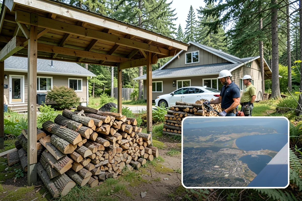 Restaurant Firewood in Oak Harbor, Island County, WA - Reliable volume that keeps the kitchen never short