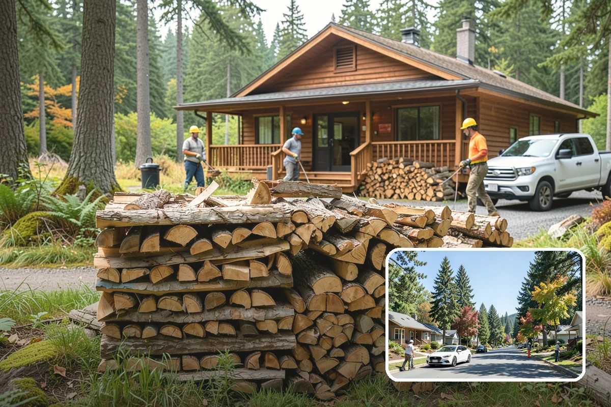 Restaurant Firewood in Orting, Pierce County, WA - Reliable volume that keeps the kitchen never short