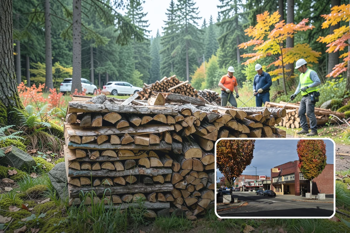 Restaurant Firewood in Puyallup, Pierce County, WA - Reliable volume that keeps the kitchen never short