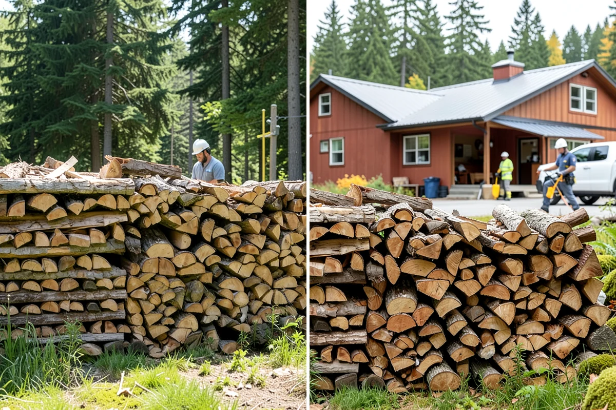 Restaurant Firewood in Puyallup, Pierce County, WA - Assess your kitchen's wood volume and burn rate