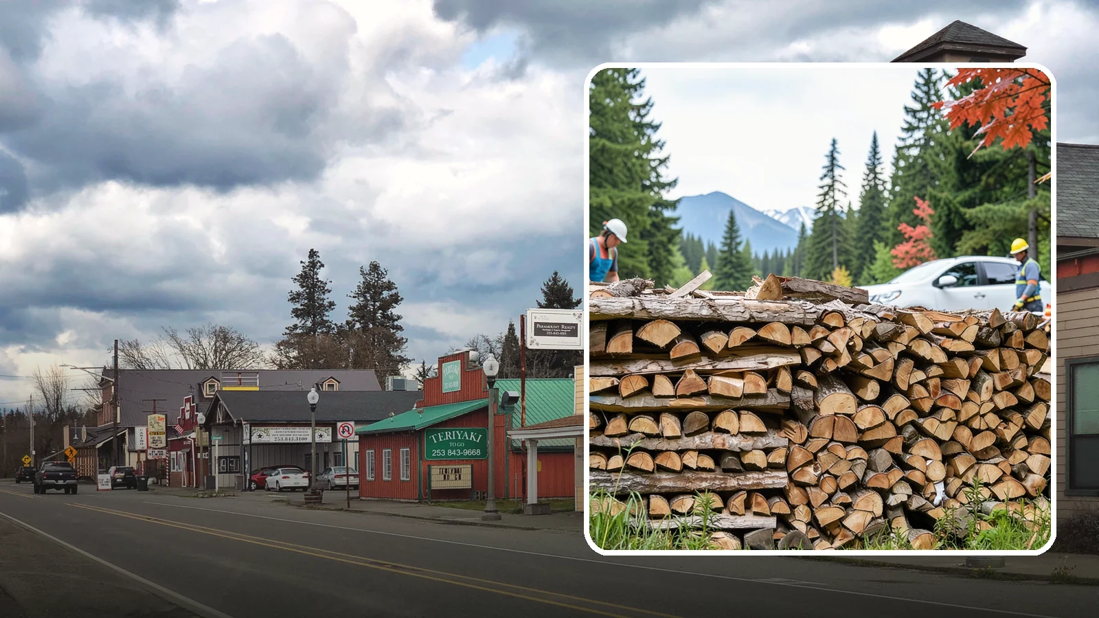Restaurant Firewood in Roy, Pierce County, WA - We supply restaurants across the Pacific Northwest with steady, seasoned firewood that keeps wood-fired kitchens running.