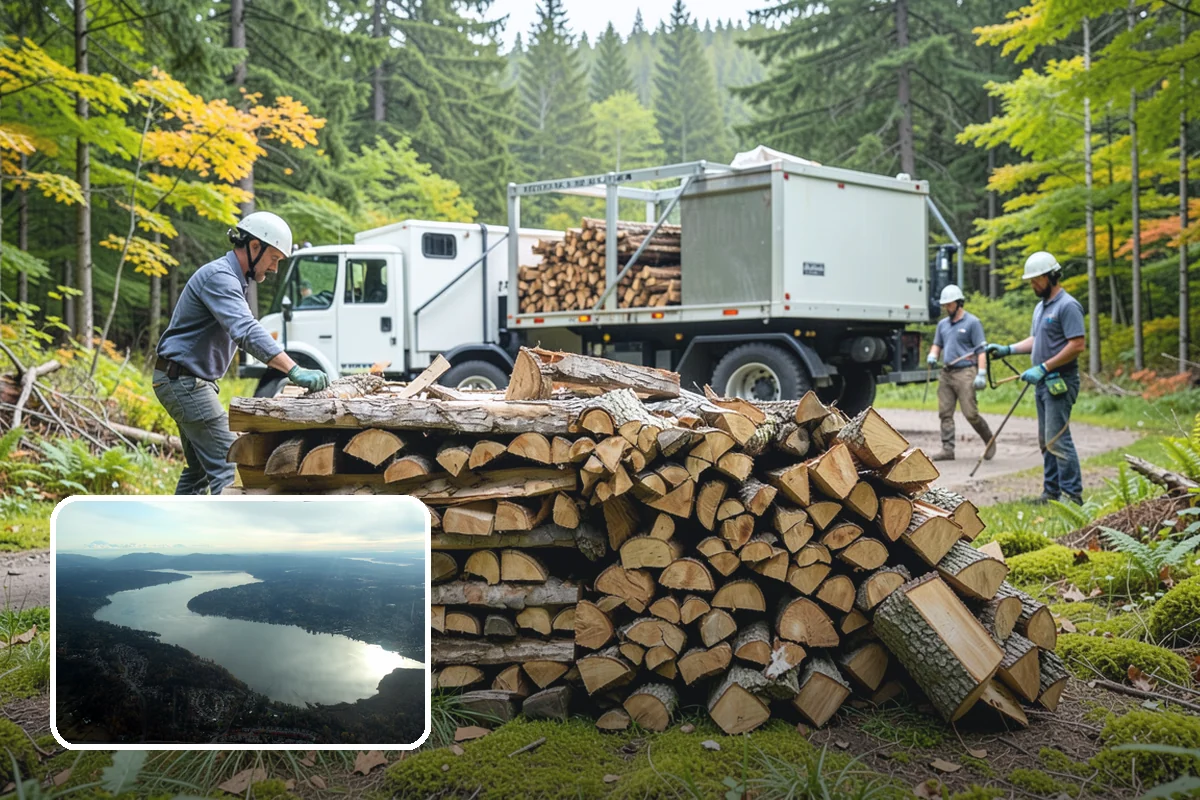 Restaurant Firewood in Sammamish, King County, WA - Reliable volume that keeps the kitchen never short