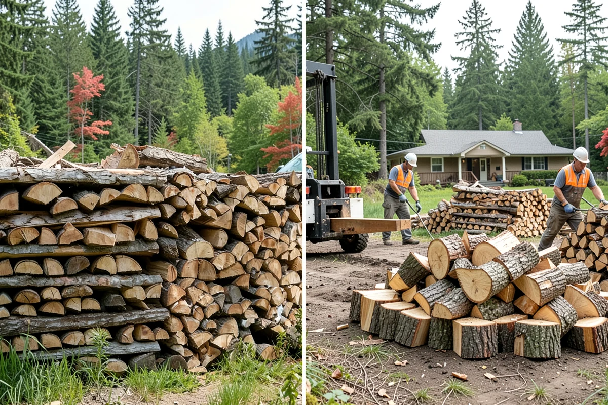 Restaurant Firewood in Shoreline, King County, WA - Assess your kitchen's wood volume and burn rate