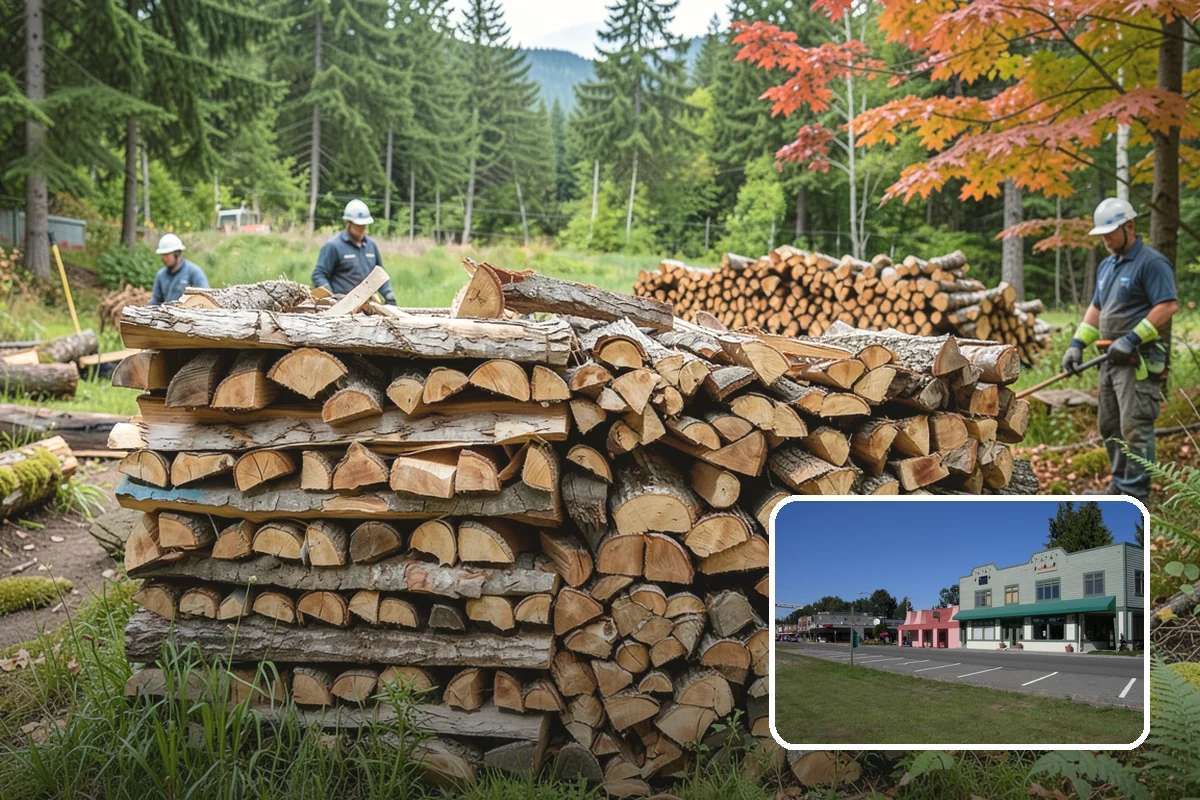 Restaurant Firewood in Snoqualmie, King County, WA - Reliable volume that keeps the kitchen never short