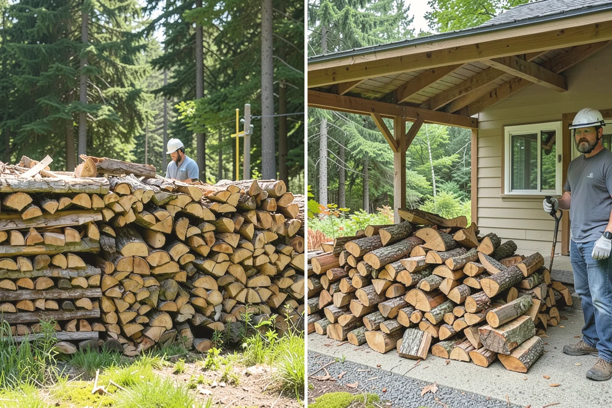 Restaurant Firewood in Steilacoom, Pierce County, WA - Assess your kitchen's wood volume and burn rate