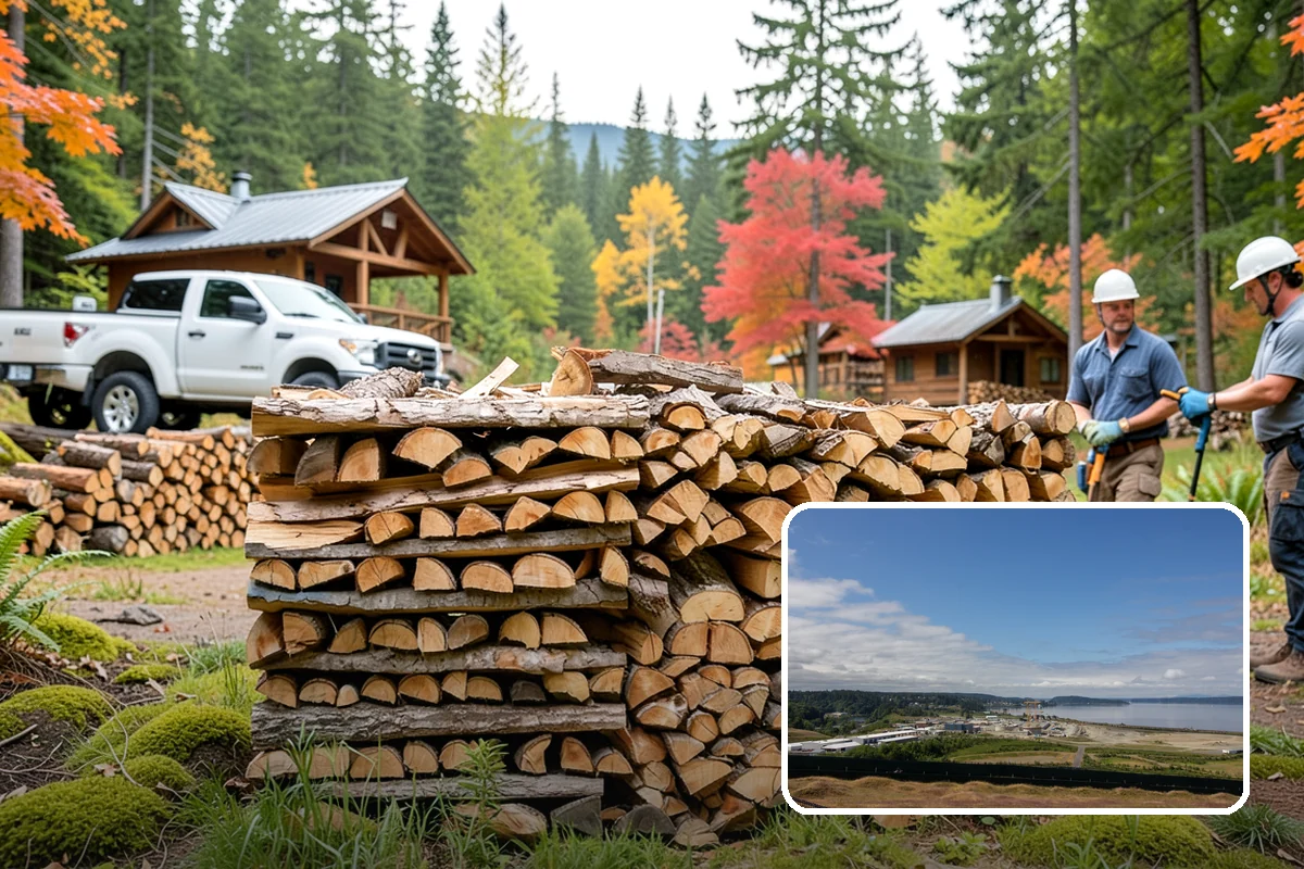 Restaurant Firewood in University Place, Pierce County, WA - Reliable volume that keeps the kitchen never short
