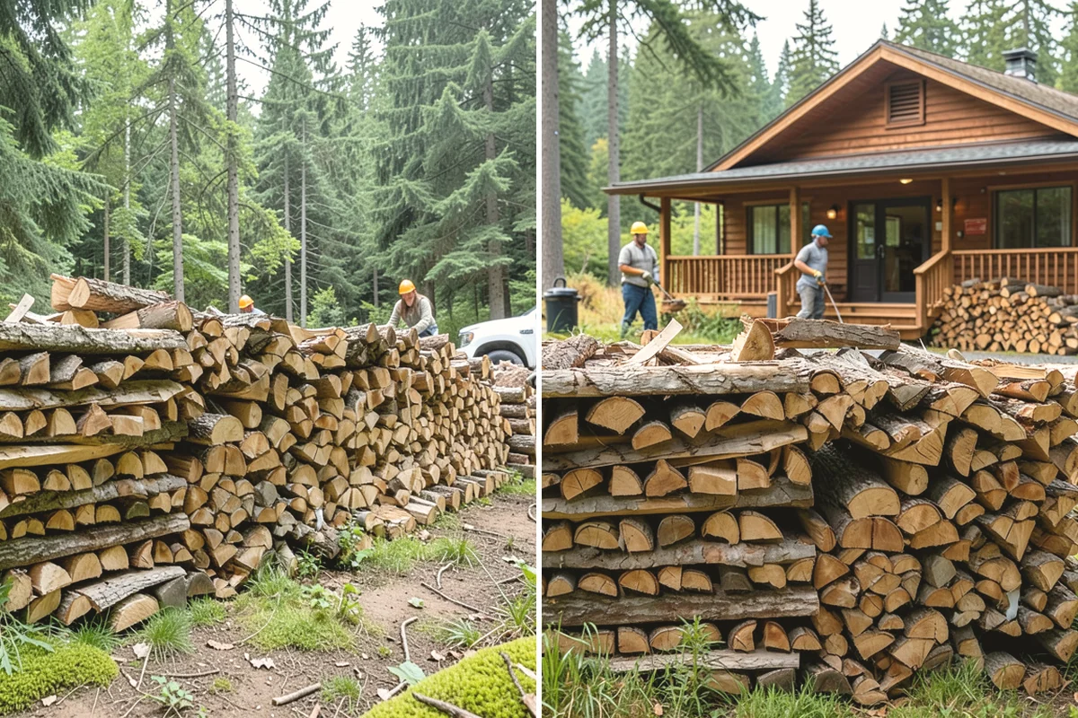 Restaurant Firewood in University Place, Pierce County, WA - Assess your kitchen's wood volume and burn rate