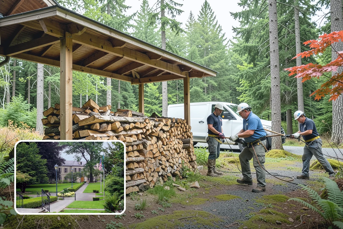 Restaurant Firewood in Woodinville, King County, WA - Reliable volume that keeps the kitchen never short