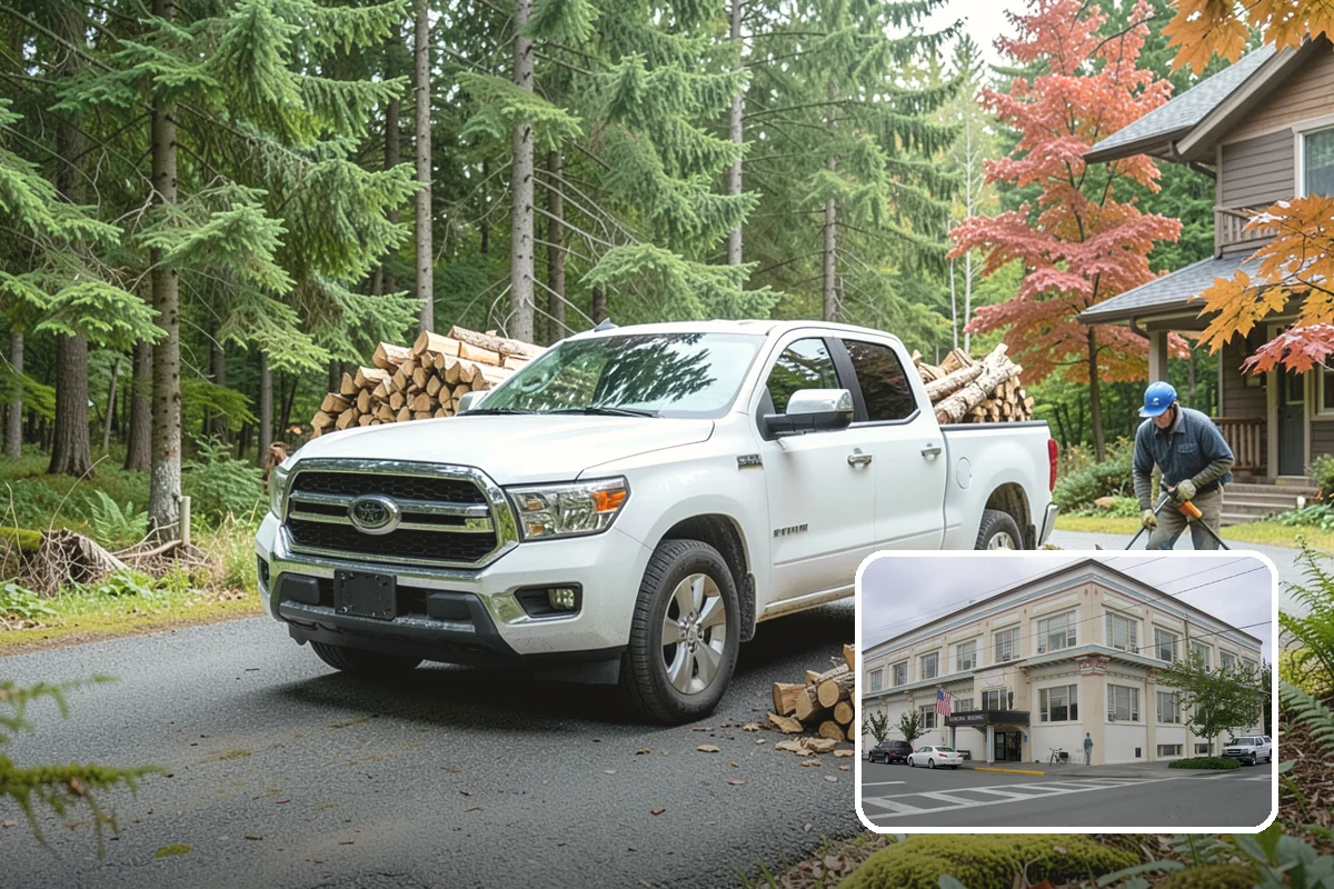 Rick of Firewood in Anacortes, Skagit County, WA - A generous row of wood without a full-cord commitment