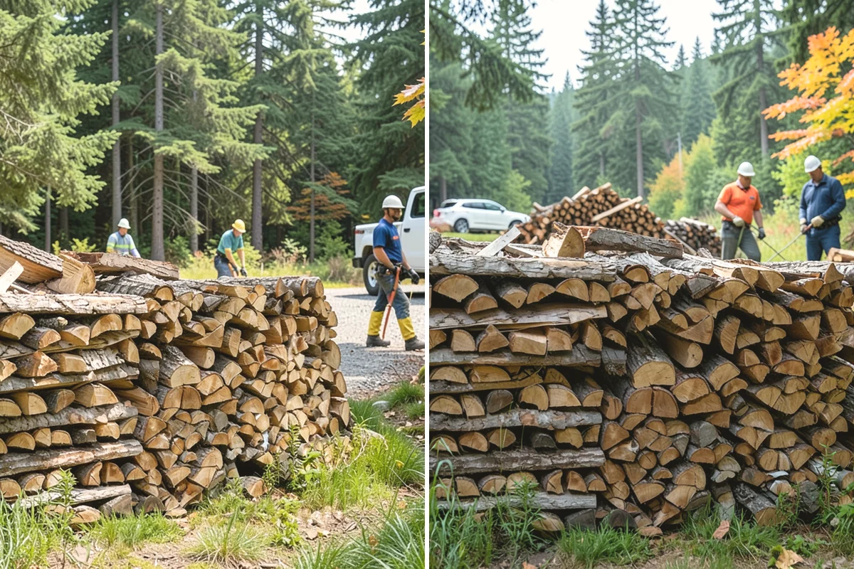 Rick of Firewood in Anacortes, Skagit County, WA - Place your rick order and choose a drop-off time