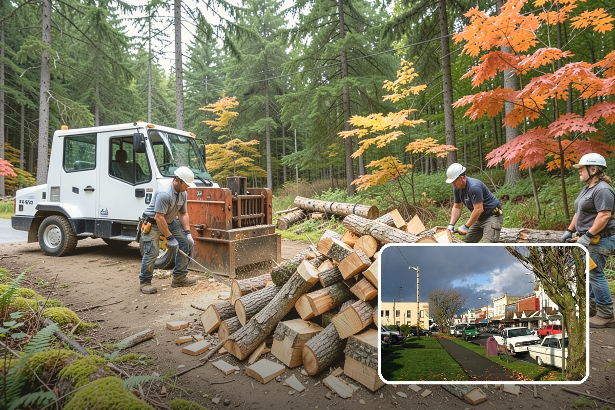 Rick of Firewood in Arlington, Snohomish County, WA - A generous row of wood without a full-cord commitment