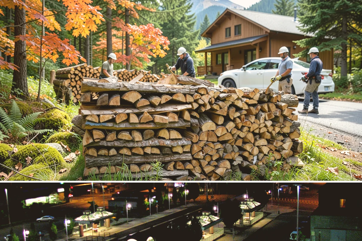 Rick of Firewood in Auburn, King County, WA - A rick is a smart mid-fall purchase to build your supply ahead of peak winter demand.