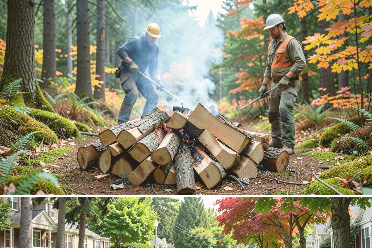 Rick of Firewood in Beaux Arts Village, King County, WA - A rick is a smart mid-fall purchase to build your supply ahead of peak winter demand.
