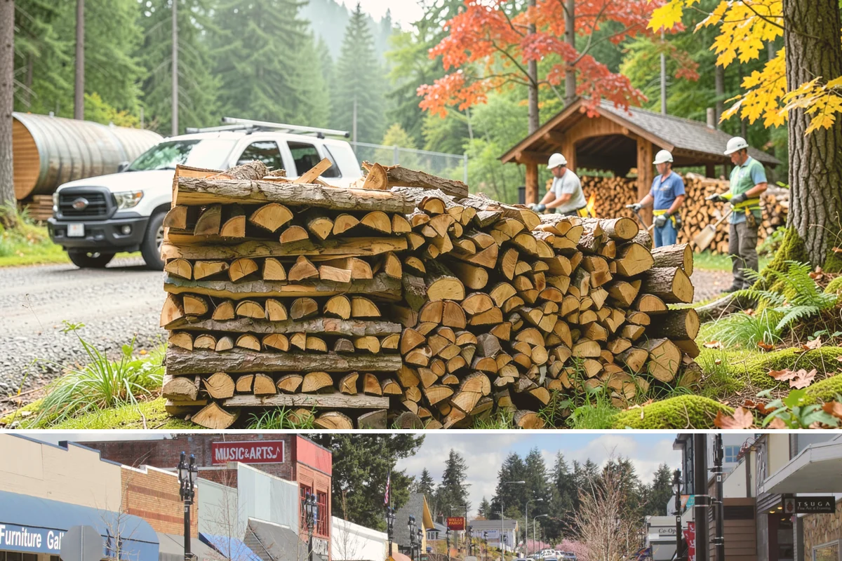 Rick of Firewood in Bothell, King County, WA - A rick is a smart mid-fall purchase to build your supply ahead of peak winter demand.