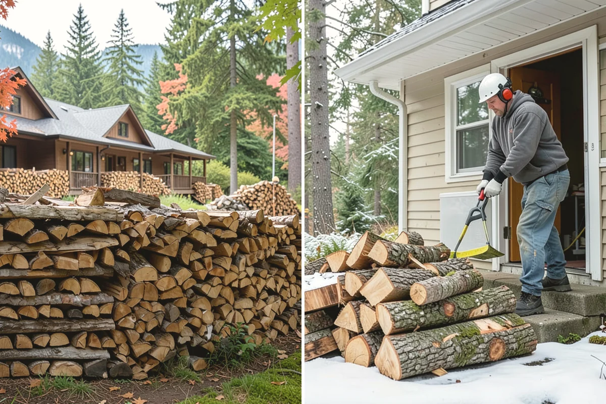 Rick of Firewood in Burien, King County, WA - Place your rick order and choose a drop-off time