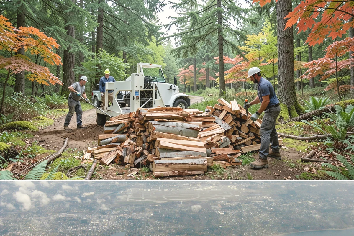 Rick of Firewood in Burien, King County, WA - A rick is a smart mid-fall purchase to build your supply ahead of peak winter demand.