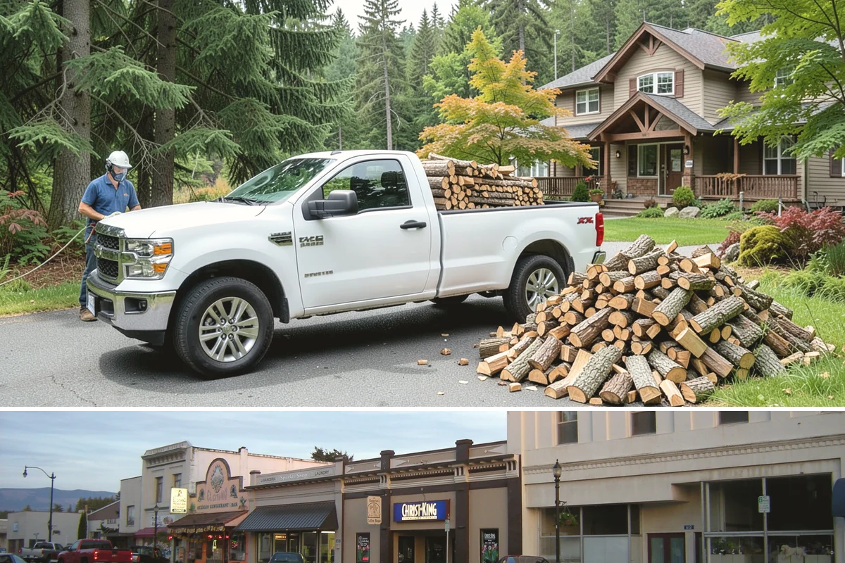 Rick of Firewood in Burlington, Skagit County, WA - A rick is a smart mid-fall purchase to build your supply ahead of peak winter demand.