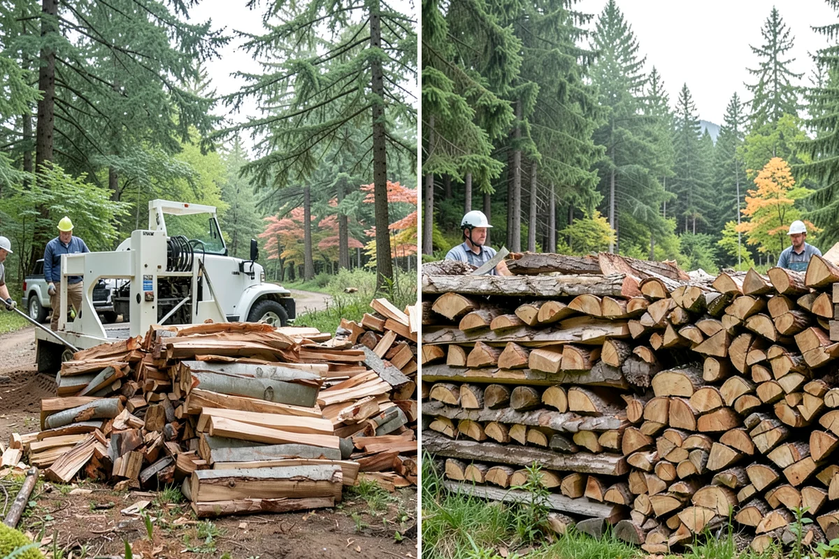 Rick of Firewood in Clyde Hill, King County, WA - Place your rick order and choose a drop-off time