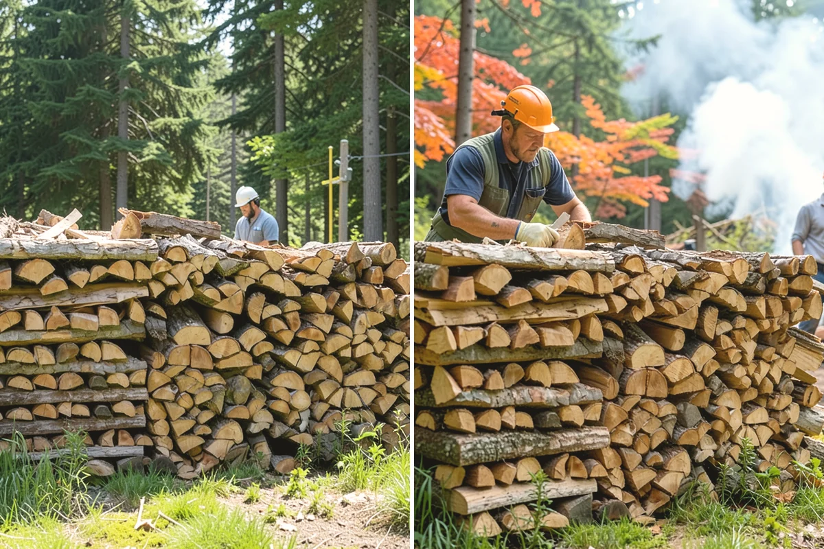 Rick of Firewood in Covington, King County, WA - Place your rick order and choose a drop-off time