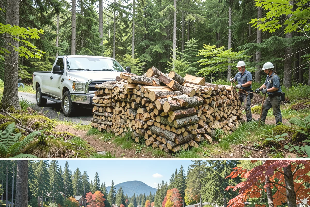 Rick of Firewood in Covington, King County, WA - A rick is a smart mid-fall purchase to build your supply ahead of peak winter demand.