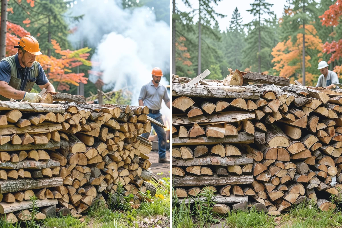 Rick of Firewood in Des Moines, King County, WA - Place your rick order and choose a drop-off time