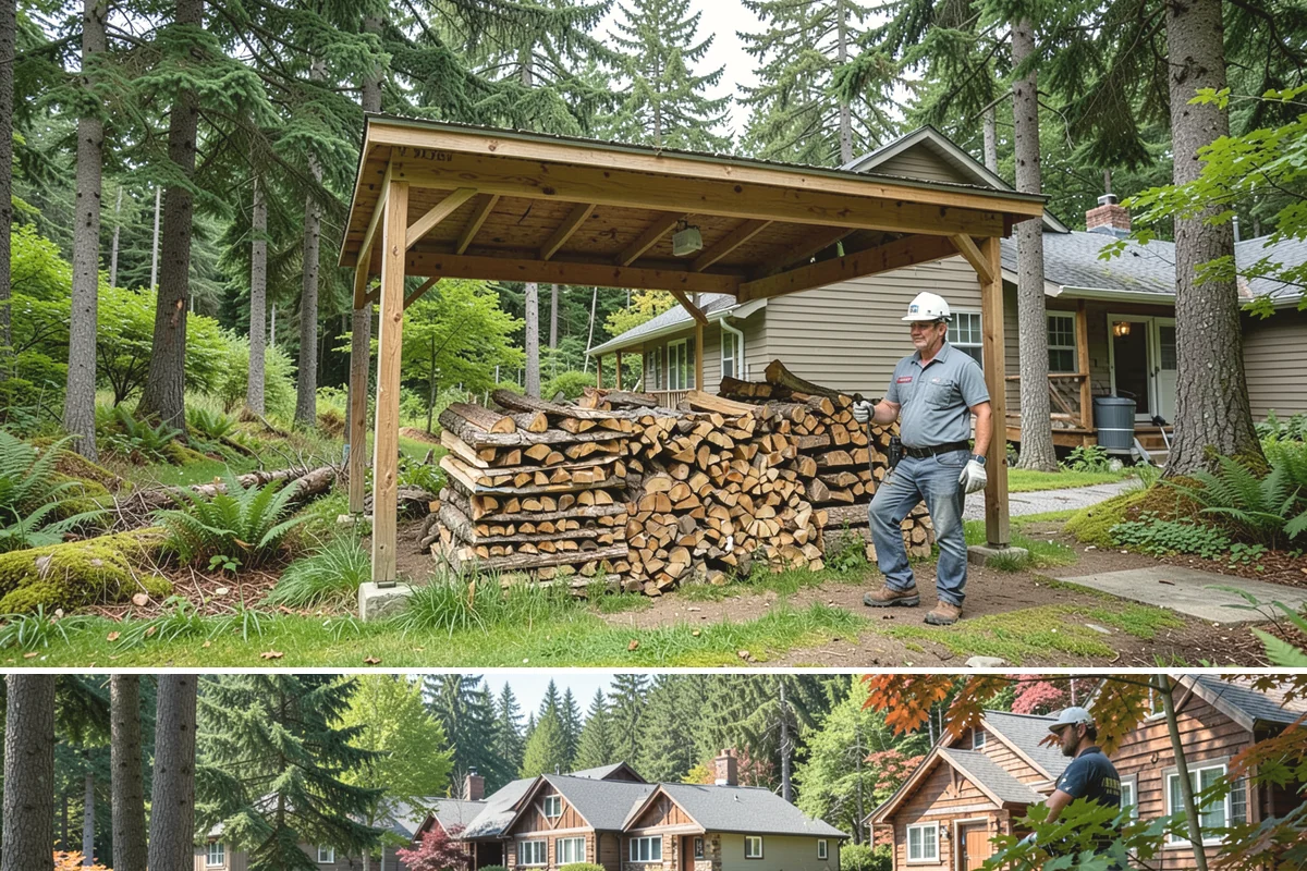 Rick of Firewood in Edgewood, WA - A rick is a smart mid-fall purchase to build your supply ahead of peak winter demand.
