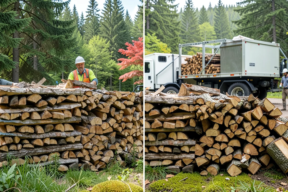 Rick of Firewood in Enumclaw, King County, WA - Place your rick order and choose a drop-off time