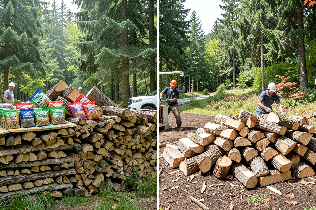 Rick of Firewood in Everett, Snohomish County, WA - Place your rick order and choose a drop-off time