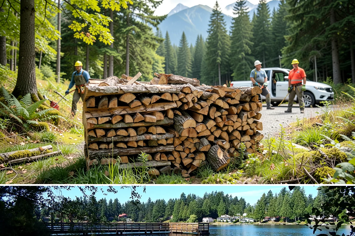 Rick of Firewood in Federal Way, King County, WA - A rick is a smart mid-fall purchase to build your supply ahead of peak winter demand.