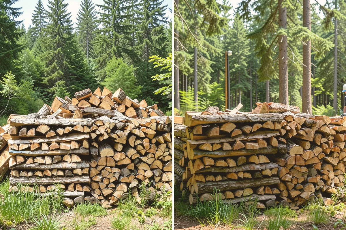 Rick of Firewood in Fife, Pierce County, WA - Place your rick order and choose a drop-off time