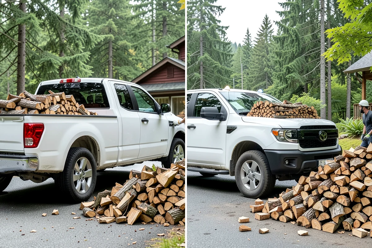 Rick of Firewood in Gig Harbor, Pierce County, WA - Place your rick order and choose a drop-off time