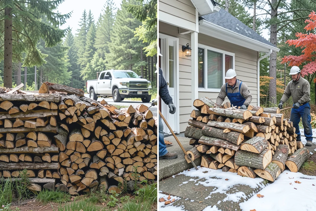 Rick of Firewood in Gold Bar, Snohomish County, WA - Place your rick order and choose a drop-off time